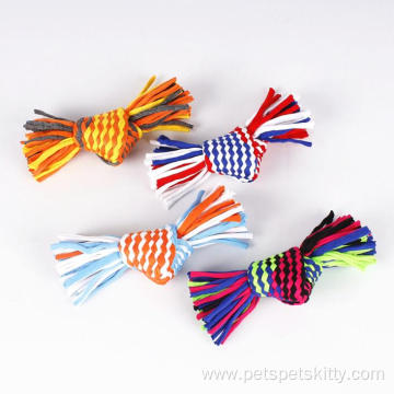 eco friendly durable cotton rope dog chew toy